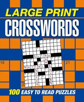 Book cover for Large Print Crosswords