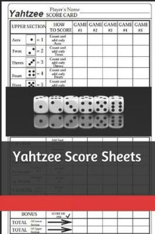 Cover of Yahtzee Score Sheets