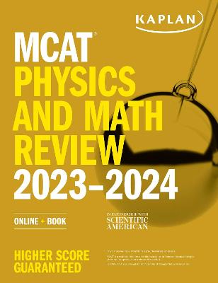 Book cover for MCAT Physics and Math Review 2023-2024