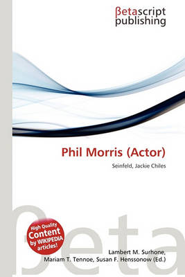 Book cover for Phil Morris (Actor)
