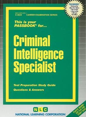 Book cover for Criminal Intelligence Specialist