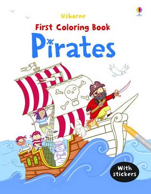 Book cover for Pirates First Coloring Book