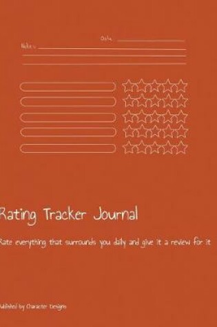 Cover of Rating Tracker Journal