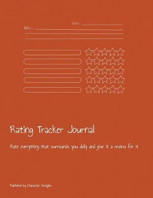 Book cover for Rating Tracker Journal