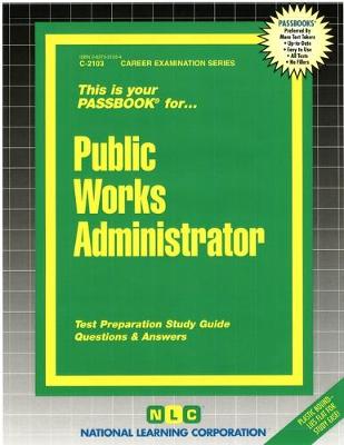 Book cover for Public Works Administrator