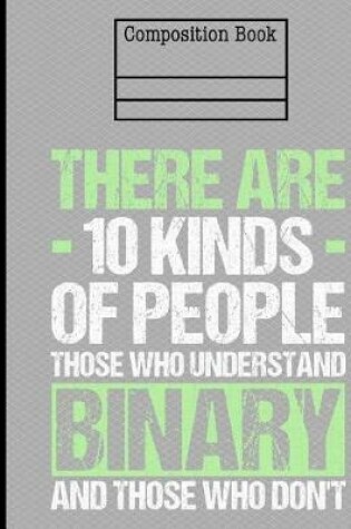 Cover of Binary Composition Notebook - Wide Ruled