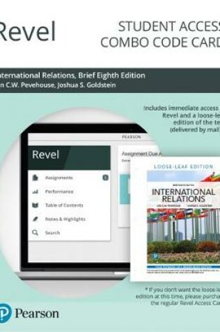 Cover of International Relations, Brief Edition - Revel Combo Access Card