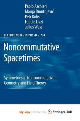 Cover of Noncommutative Spacetimes