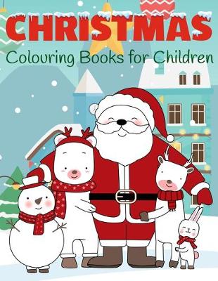 Book cover for Christmas Colouring Books for Children