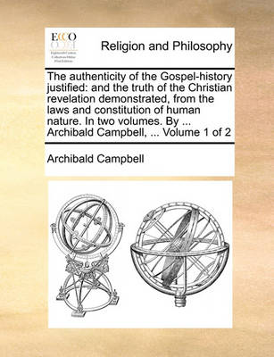 Book cover for The Authenticity of the Gospel-History Justified