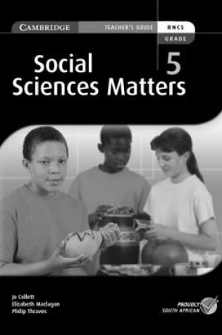 Cover of Social Sciences Matters Grade 5 Teachers Book