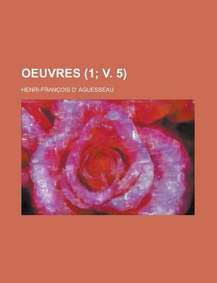 Book cover for Oeuvres (1; V. 5)