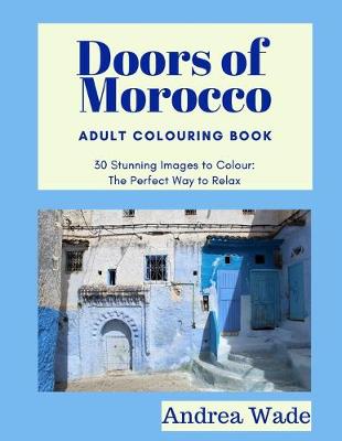 Book cover for Doors of Morocco Adult Colouring Book