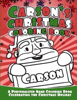 Book cover for Carson's Christmas Coloring Book