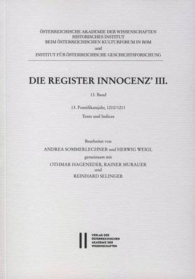 Cover of Die Register Innocenz' III., 13