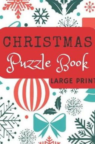 Cover of Christmas Puzzle Book (large print)