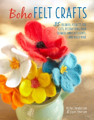 Book cover for Boho Felt Crafts