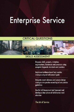 Cover of Enterprise Service Critical Questions Skills Assessment