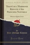 Book cover for Traite de l'Harmonie Reduite A Ses Principes Naturels