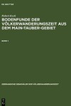 Book cover for Bodenfunde Der Voelkerwanderungszeit Aus Dem Main-Tauber-Gebiet