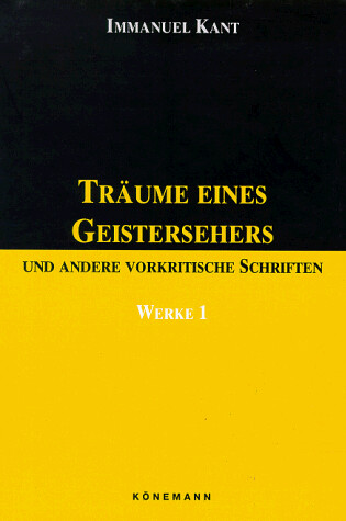 Cover of Kant I: Traume & Geisterseher