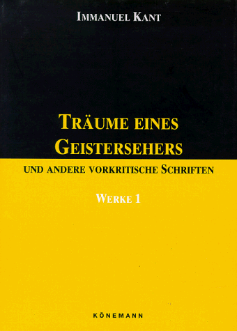 Book cover for Kant I: Traume & Geisterseher