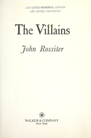 Cover of Villains