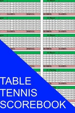 Cover of Table Tennis Scorebook