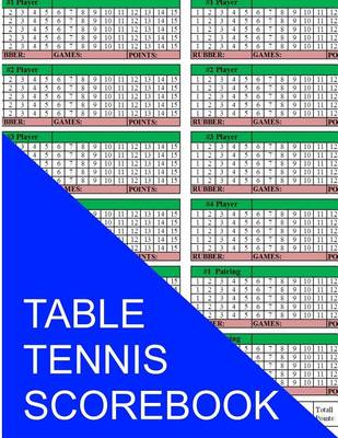 Book cover for Table Tennis Scorebook