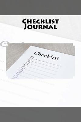 Book cover for Checklist Journal