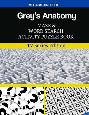 Book cover for Grey's Anatomy Maze and Word Search Activity Puzzle Book