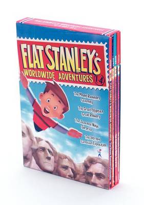 Book cover for Flat Stanley's Worldwide Adventures #1-4