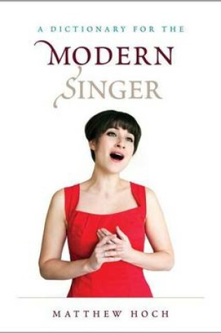 Cover of Dictionary for the Modern Singer