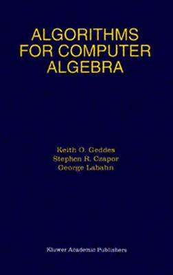 Book cover for Algorithms for Computer Algebra