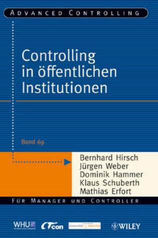 Cover of Controlling in öffentlichen Institutionen