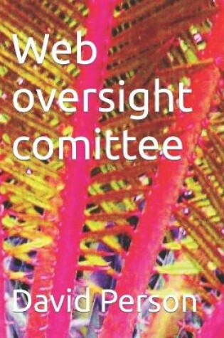 Cover of Web oversight comittee