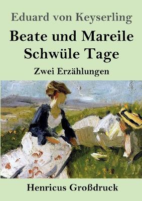 Book cover for Beate und Mareile / Schwüle Tage (Großdruck)
