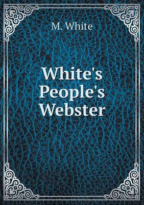 Book cover for White's People's Webster