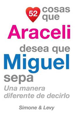 Cover of 52 Cosas Que Araceli Desea Que Miguel Sepa