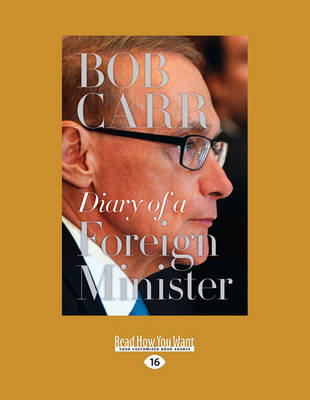 Book cover for Diary of a Foreign Minister