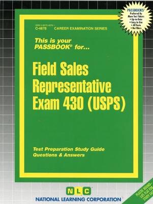 Book cover for Field Sales Representative Exam 430 (USPS)