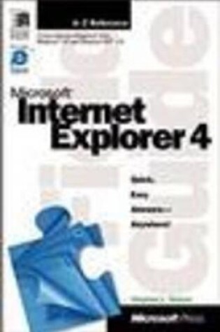 Cover of Microsoft Internet Explorer 4 Field Guide