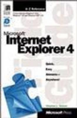 Book cover for Microsoft Internet Explorer 4 Field Guide