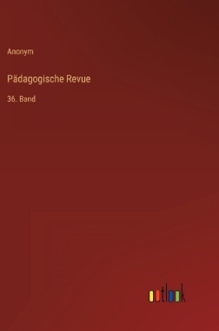 Cover of Pädagogische Revue