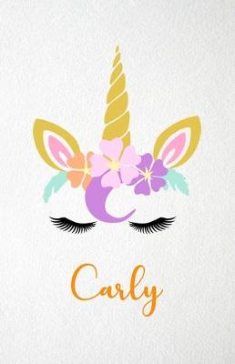 Book cover for Carly A5 Lined Notebook 110 Pages