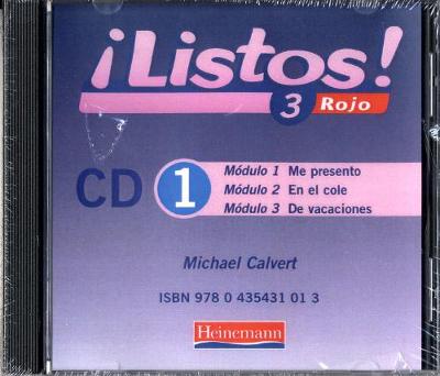 Cover of Listos 3 Rojo Audio CDs 1-3 Pack 2006 Edition