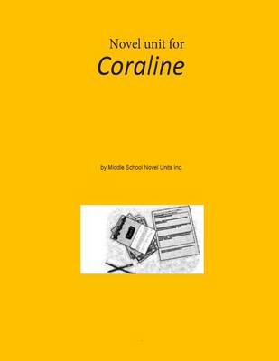 Book cover for Novel Unit for Coraline