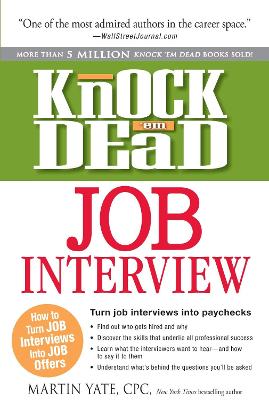 Book cover for Knock 'em Dead Job Interview