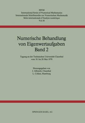 Book cover for Numerische Behandlung von Eigenwertaufgaben Band 2