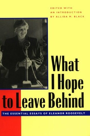 Cover of What I Hope to Leave Behind